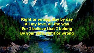 Right or Wrong by Wanda Jackson - 1961 (with lyrics)