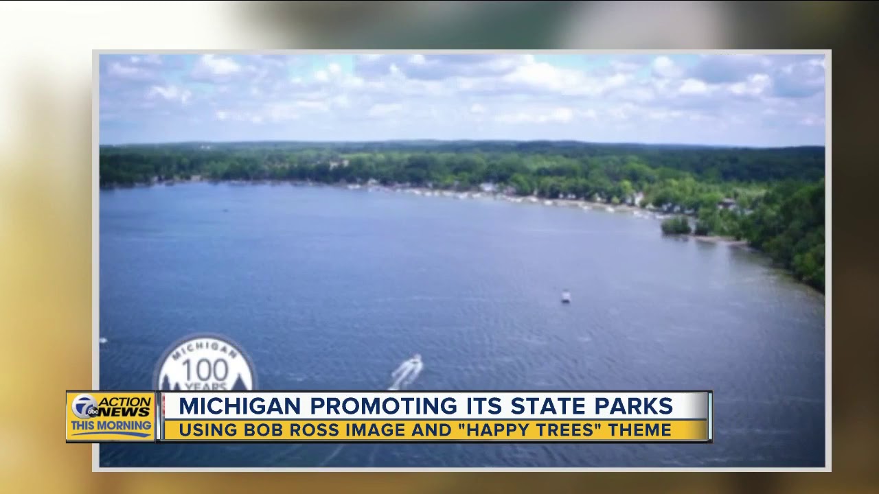 Michigan is promoting its state parks with Bob Ross