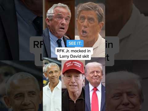 SEE IT: RFK Jr. mocked in Larry David skit