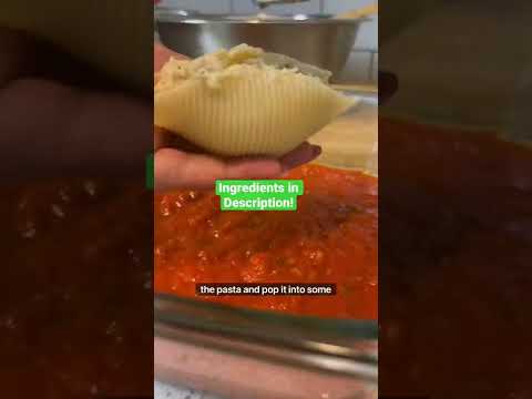 Cheesy Stuffed Pasta Shells with Sweet Italian Sausage