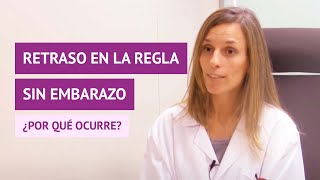 ¿Por qué se retrasa la menstruación si no hay embarazo