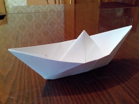 Как сделать кораблик оригами ⛵️ origami boat