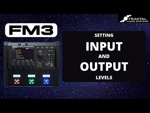 FM3 Tutorial: Setting Input and Output Levels