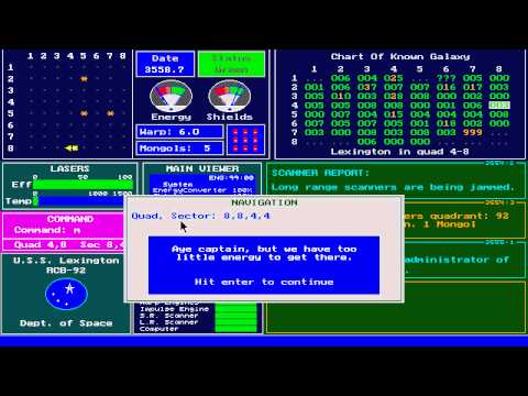 EGA Trek, DOS - Part 2 - Ain't Played In Ages