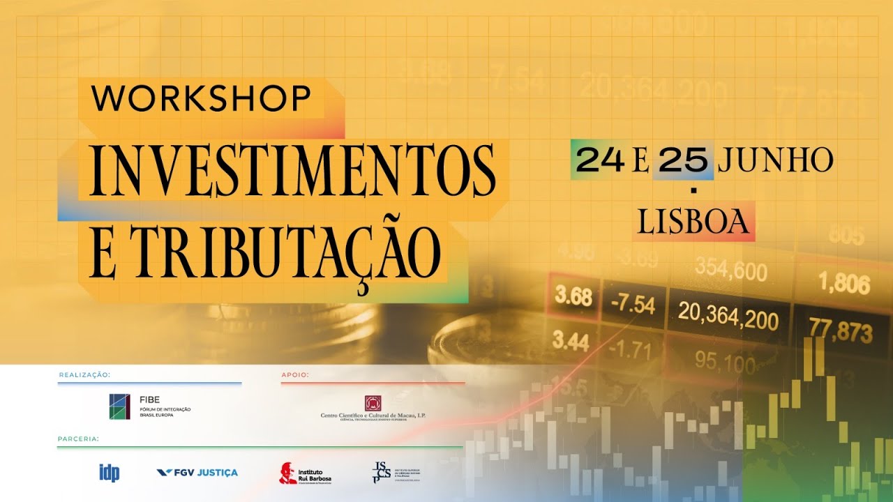 Workshop Investimentos e Tributação | Dia 25 - Premência dos Investimentos em Infraestrutura