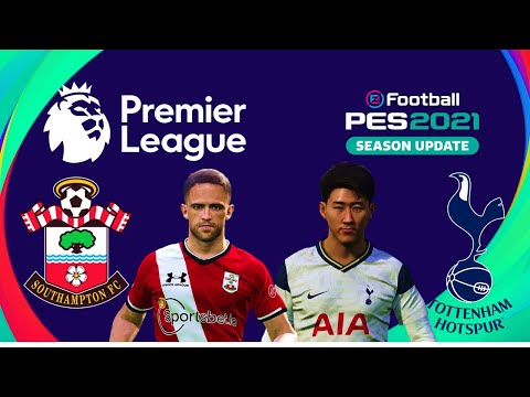 eFootball PES 2021 | Premier League 20-21 Matchday 2 - Southampton vs Spurs | Gameplay PC