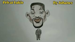 Download lagu Gambar Karikatur Will Smith How to draw Will Smith... mp3