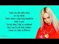 Billie Eilish Listen Before I Go Lyrics