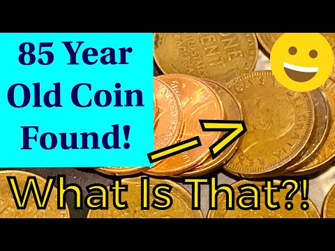 85 Year Old Coin Found & More!!! Penny Box Battle