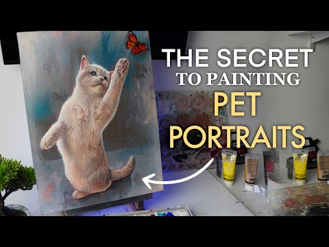 How to Paint THE BEST Pet Portraits...