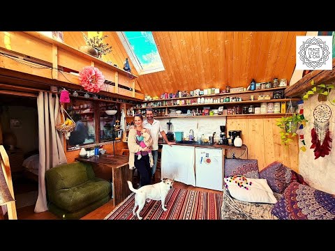 An ancient barn became a tiny house