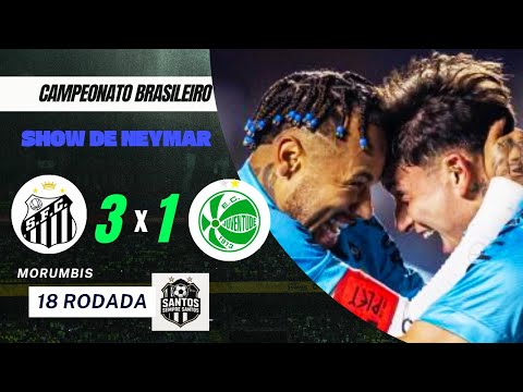 SANTOS defeats JUVENTUDE with a NEYMAR SHOW. SANTOS 3X1 JUVENTUDE
