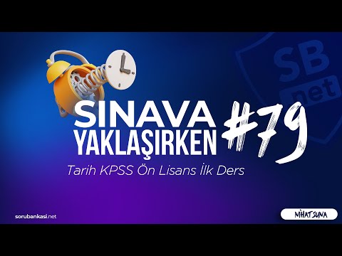 Tarih Örnek Ders︱ Sınava Yaklaşırken #79︱ Nihat SUNA