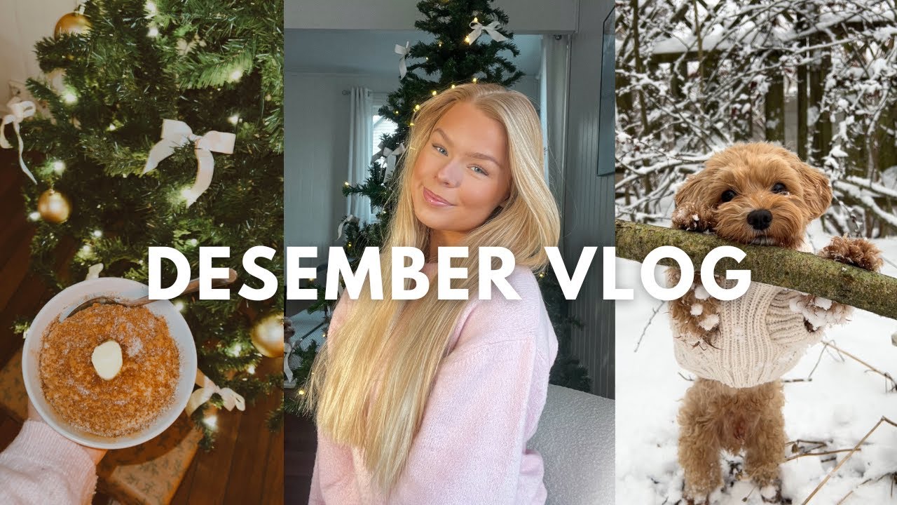 Desember Vlog | Koselige førjulsdager, rydd med meg + utleiedel update
