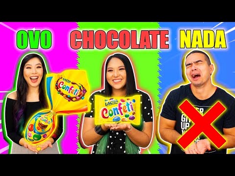 OVO DE PÁSCOA, CHOCOLATE OU NADA | Maru e Bomba Video