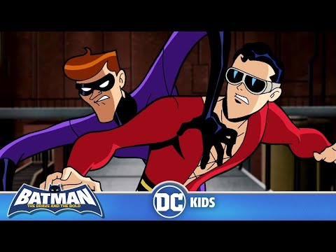 Batman: The Brave and the Bold | Plastic Man Vs Elongated Man | @dckids