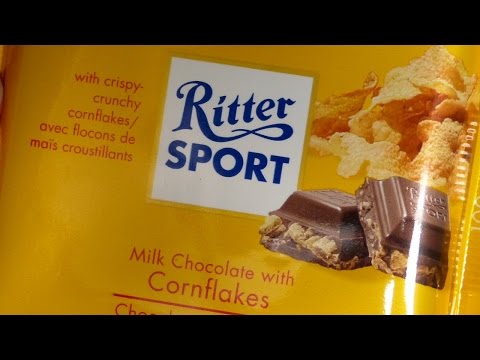 Ritter Sport Milk Chocolate bar with Corn Flakes