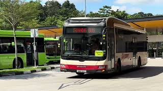 SMB190U SMRT Buses MAN A22 (Batch 1) on TRAINING BUS at CCK Bus Int