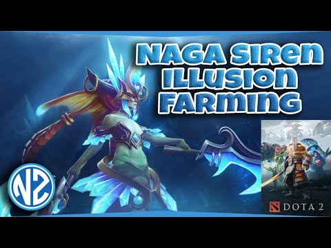 Naga Siren Farming with Illusions Dota 2 Guide