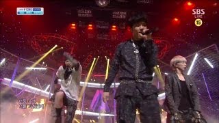 [비에이피 B.A.P] - 배드맨 Badman @인기가요 130811