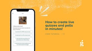 Create Live Quizzes and Polls in Minutes with Gnowbe: Step-by-Step Guide