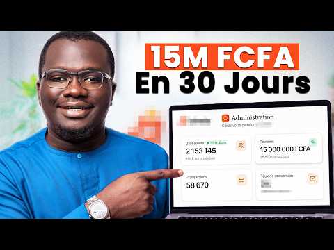 Mon SaaS a Généré 15 Millions CFA en 30 Jours