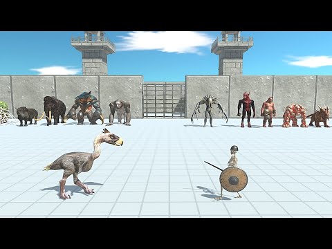 ALIEN WITH ANCIENT MAMMALS + OLD GORO VS INFERNALS - Animal Revolt Battle simulator