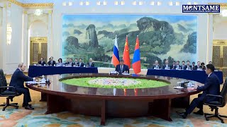Mongolia-China-Russia Leaders Convene for 7th Trilateral Meeting in Beijing