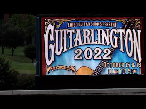 GuitArlington '22 Rocks!  Walk-thru one of the biggest guitar shows in the world...