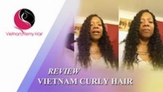 NATURAL CURLY WEAVE HUMAN HAIR EXTENSIONS - VIETNAM HAIR