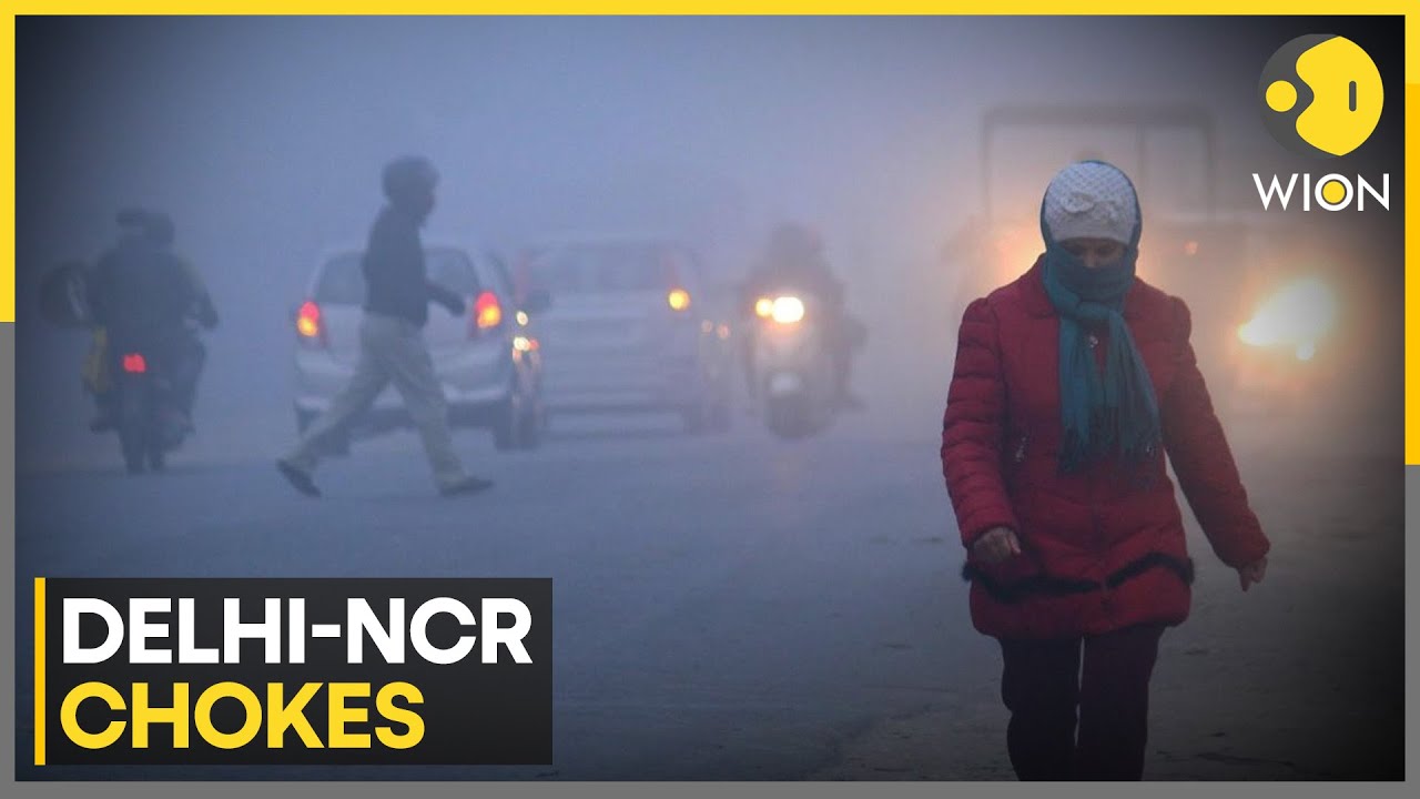 Delhi Pollution: Cold Wave, Dense Fog Grips North India, AQI in Most Areas of Delhi Above 300 | WION