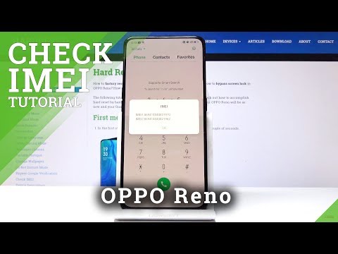 How to Find IMEI Number in OPPO Reno - Locate IMEI and Serial Number in OPPO