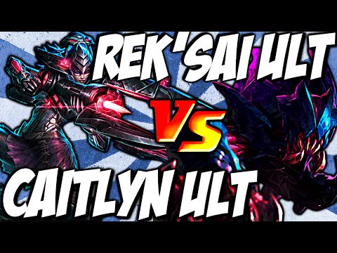 Caitlyn Ult vs Rek Sai Ult - Ace in the Hole vs Void Rush by LoL Clash & Combo #lolclash