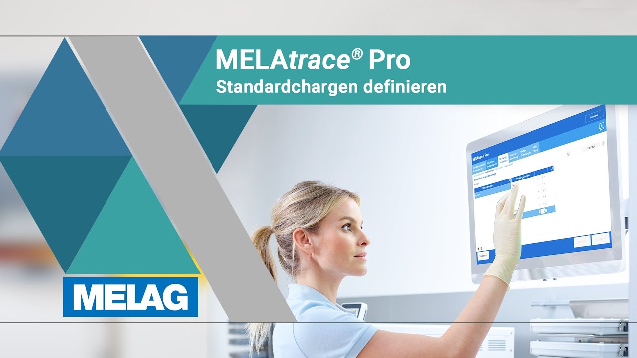 MELAtrace Pro Standardchargen definieren