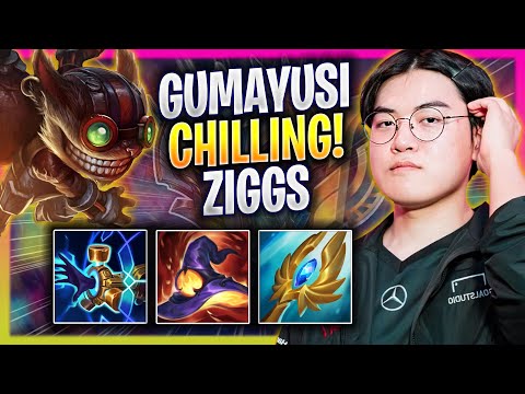 GUMAYUSI CHILLING WITH ZIGGS! - T1 Gumayusi Plays Ziggs ADC vs Kai'sa! | Season 2024