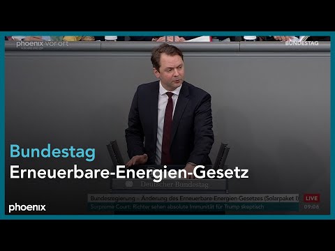 Bundestagsdebatte zum Erneuerbare-Energien-Gesetz am 26.04.24