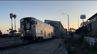 Cabcar 6906 And CTDX 2110 rolling though Ash street (It has a Disney wrap car) 6/29/25