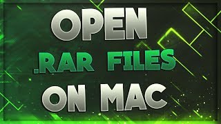 How To Open .RAR files on Mac! FREE *2017* (QUICK AND EASY)