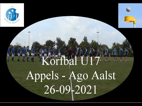 Korfbal U17  Appels A -  Ago Aalst B   26-09-2021