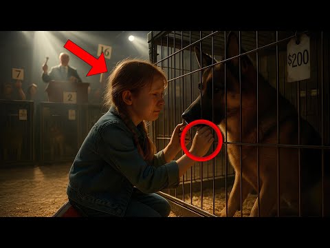 Tochter eines toten Polizisten bei Schäferhund-Auktion allein. Was sie tat, schockierte alle!