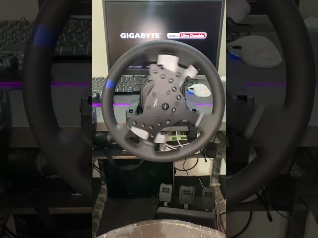 Vídeo relacionado con PXN V99 Volante PC, 3.2 Nm Force Feedback Volante y Pedales con Shifter, Volante para Xbox One, Xbox Series X/S, PC, PS4 con Formula-Racing Paddles, Pedal Hall-effect