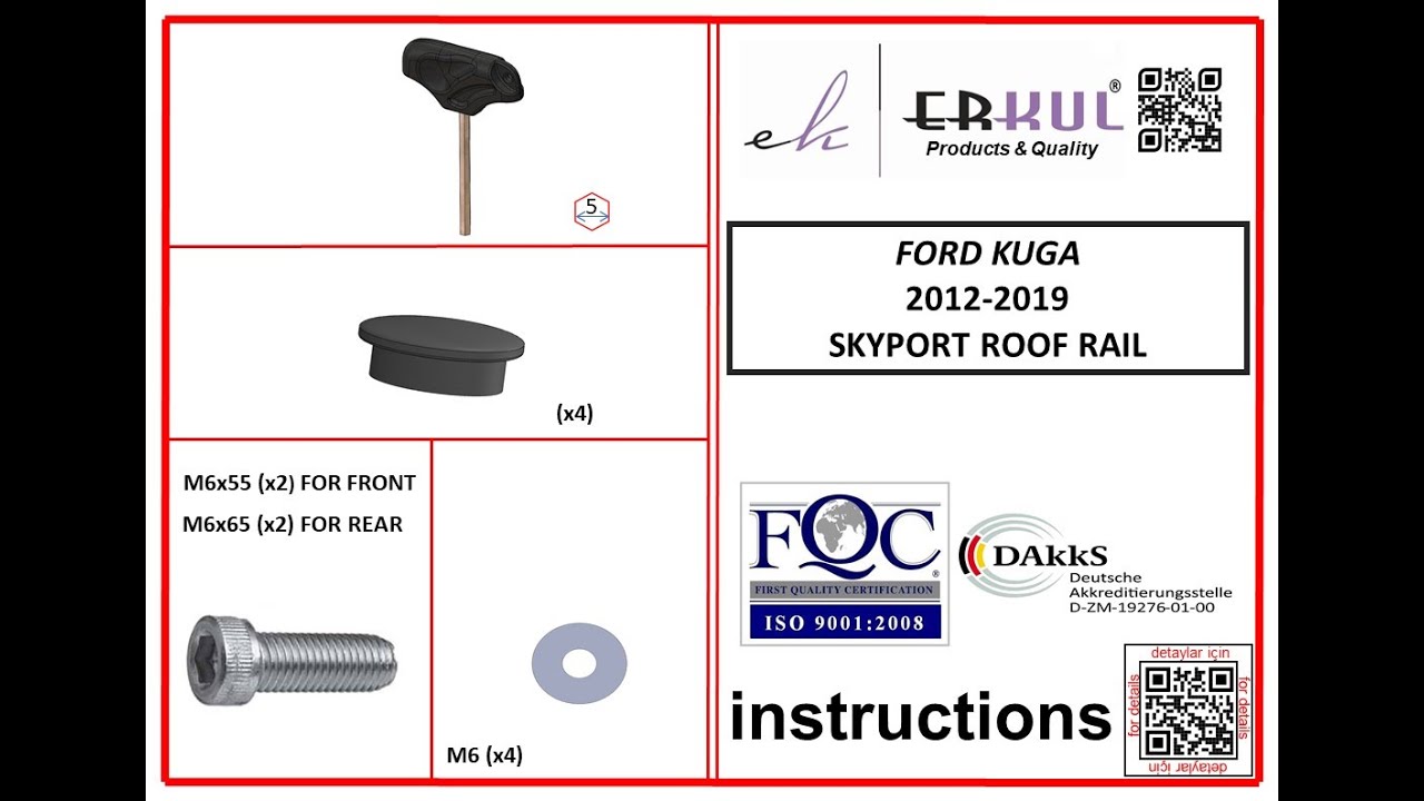 Рейлинги Skyport (серебристые) Video 1