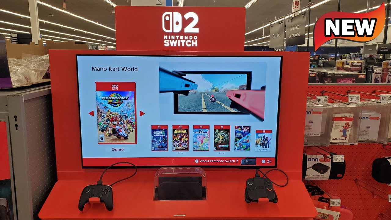NEW Walmart Nintendo Switch 2 Section!