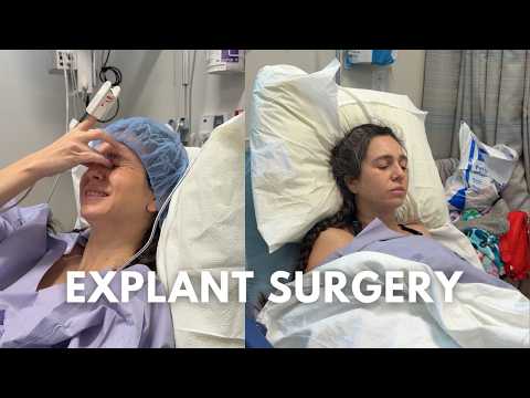 surgery day removing my breast implants!! ( Part 1 )
