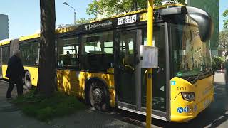 Germany, Berlin, bus M11 ride from Lindhorstweg to S-Bahnhof Schöneweide