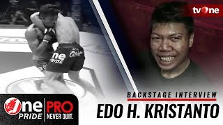 Download lagu [Backstage Interview] Edo Hardi Kristanto - One Pride Pro Never Quit #24 mp3