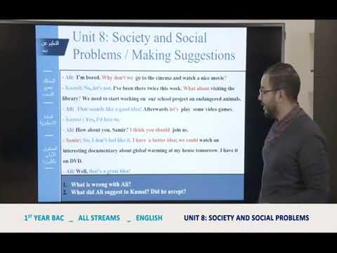 1 BAC English -  Society and social problems  - 2020