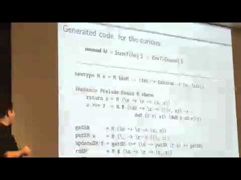 Adam Procter: Making Monads First-class with Template Haskell