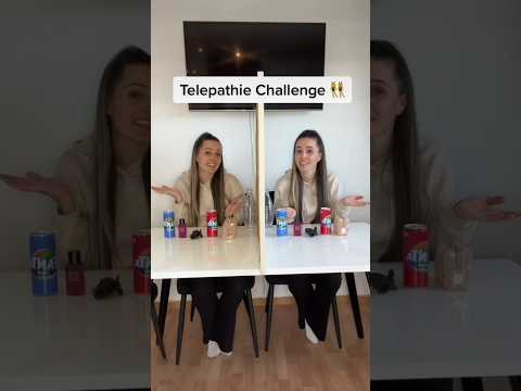 Telepathie Challenge 👯‍♀️ | #lesotwins 👯‍♀️