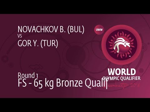 Round 1 FS - 65 kg Bronze Qualif: Y. GOR (TUR) df. B. NOVACHKOV (BUL), 4-2
